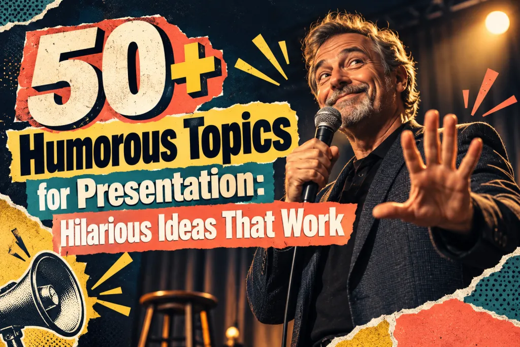 50+ Humorous Topics for Presentation: Hilarious Ideas That Work