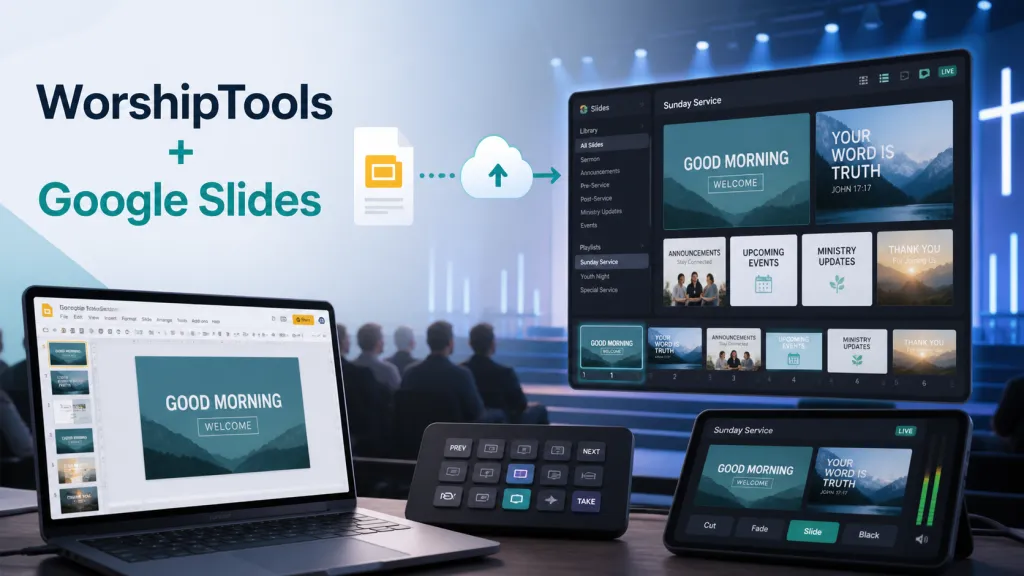 công cụ WorshipTools có hoạt động với Google Slides không