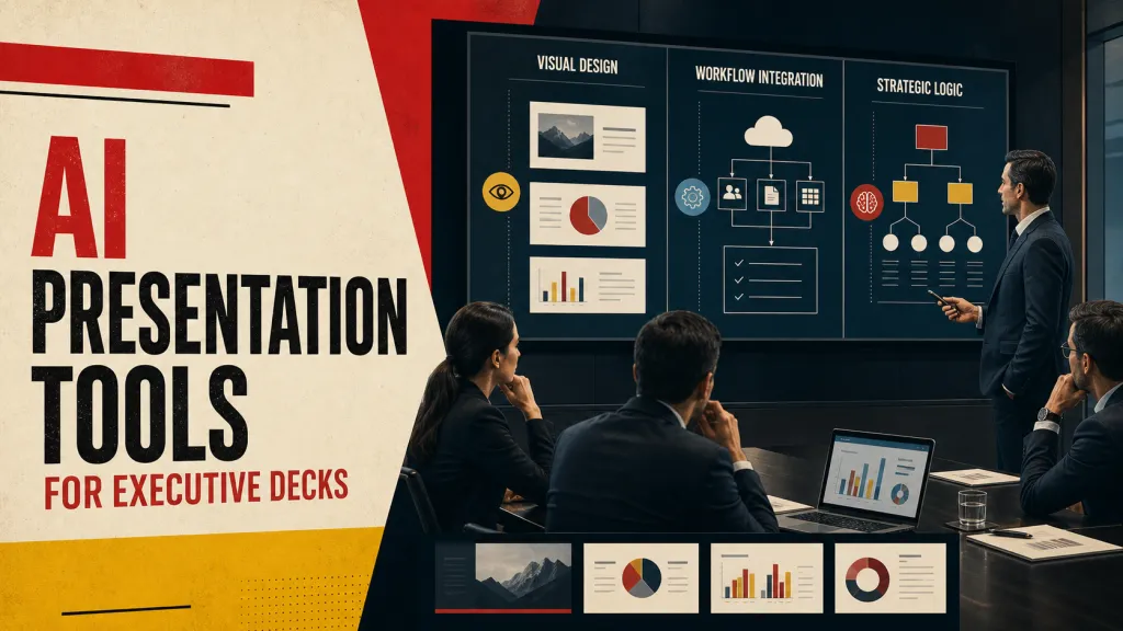 KI-Präsentationstools für Executive-Decks bewerten