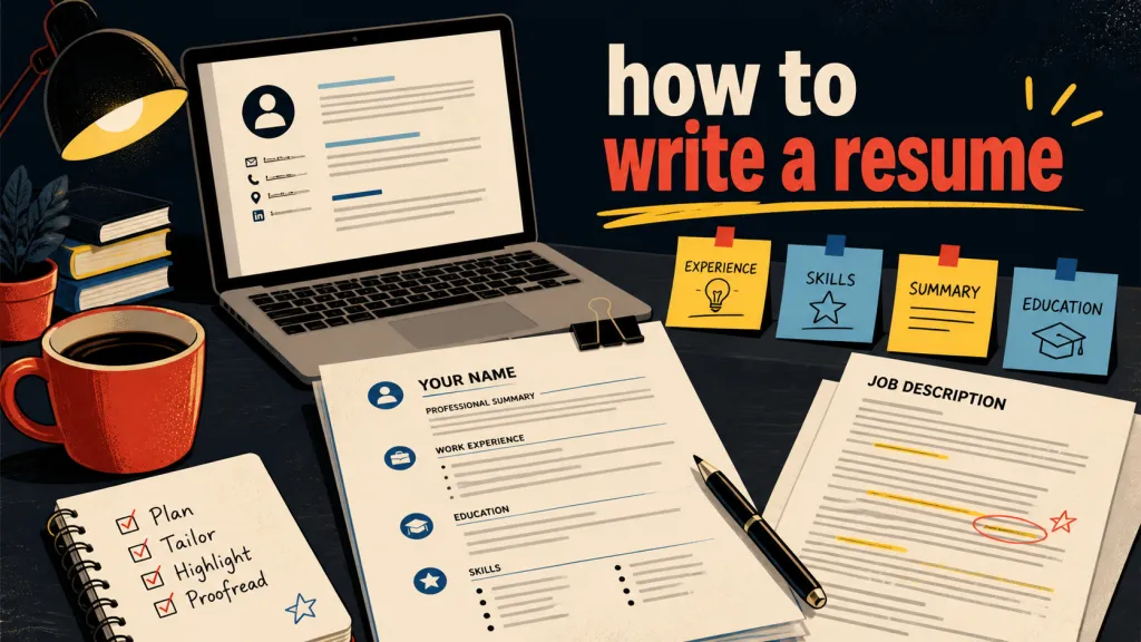 how to write a resume