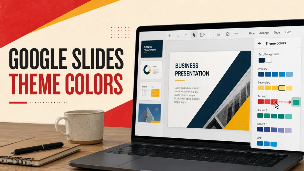 cách xóa màu chủ đề trong google slides