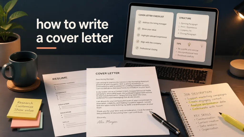 how to write a cover letter