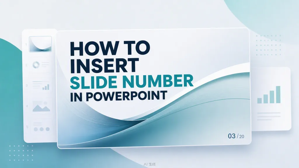 how to insert slide number in powerpoint
