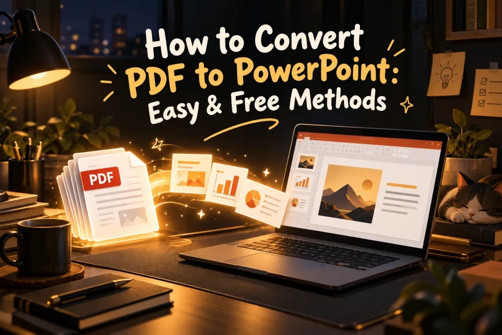 How to Convert PDF to PowerPoint: Easy & Free Methods