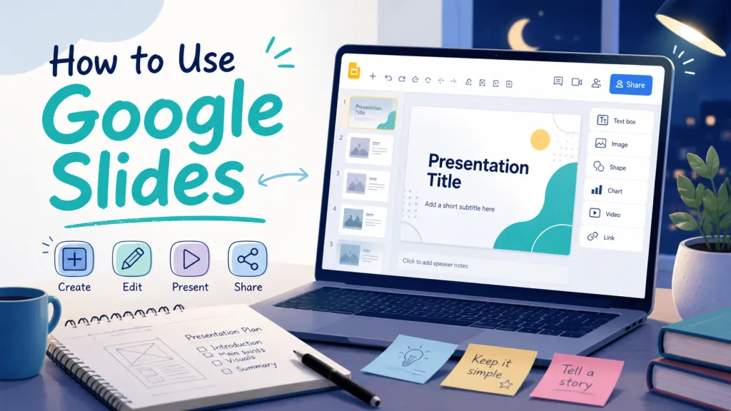 how to use google slides